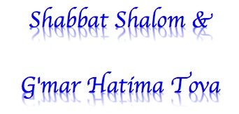 Shabbat and Yom Kippur